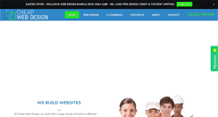 Desktop Screenshot of cheapwebdesign.co.uk